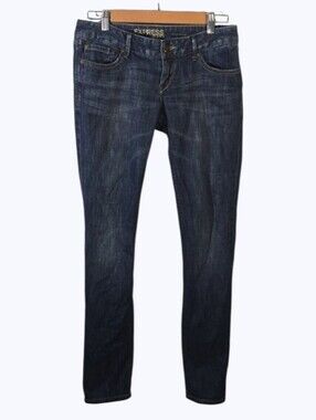 Express Jeans‎ Women's Size 6 Regular Zelda Skinny Jeans in Blue Denim Low Rise